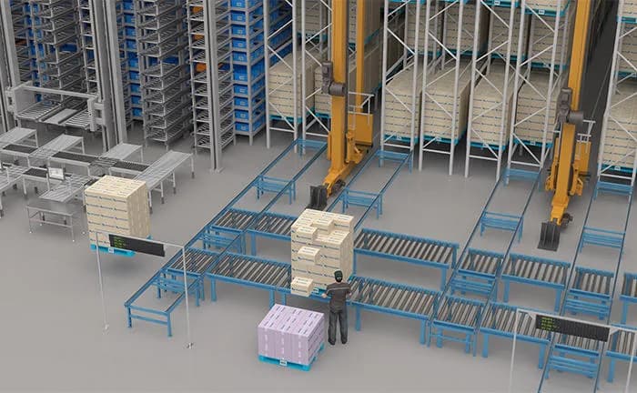 Tote shuttle storage system