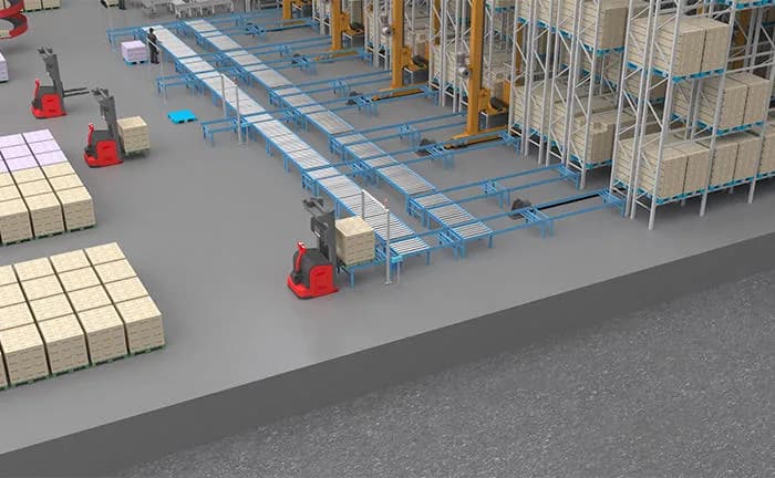 Automated pallet storage system