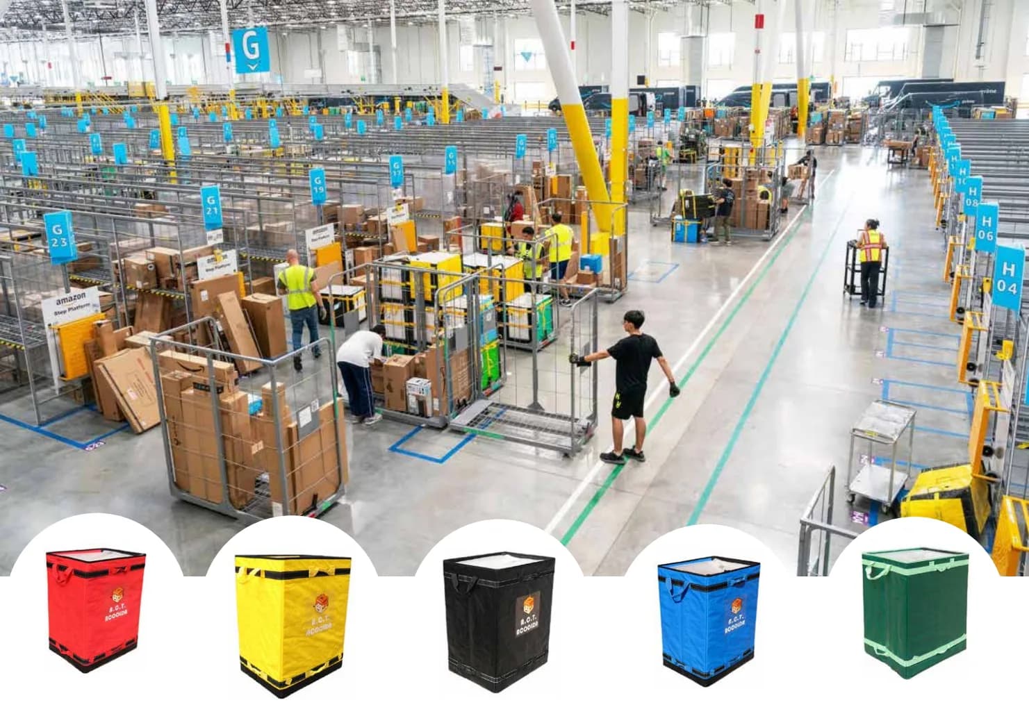 Sorting bags in parcel operations